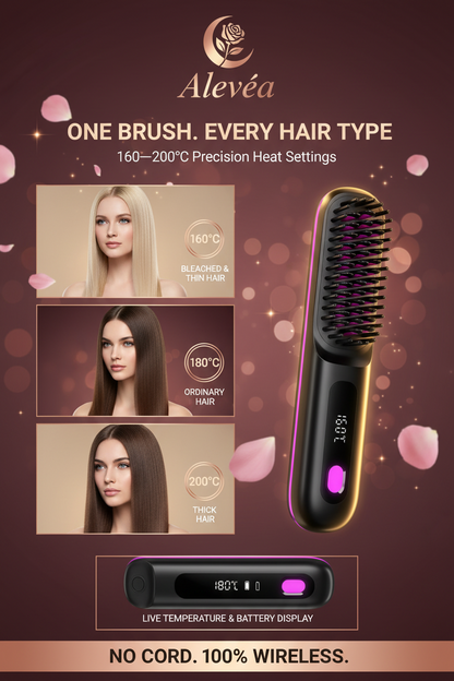 Alevéa GlowComb Pro (cordless straightening comb)